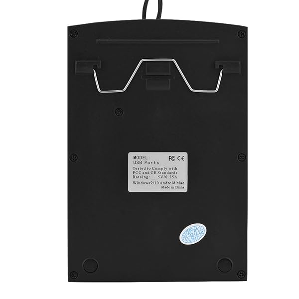 Wendry Portable Wired USB Number Pad - 19 Keys Mini Keypad for Laptop & Desktop | Plug & Play External Numeric Keyboard - View 10 of 10