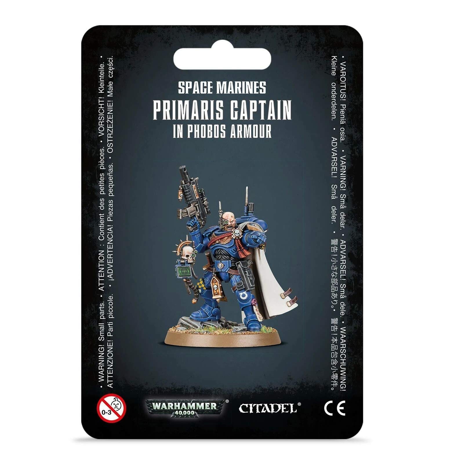 Games Workshop Games Workshop Warhammer 40000 Space Marines Primaris Captain in Phobos Armour Collectible Miniature Figure - View 2 of 2