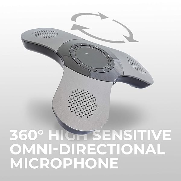 Skywin Skywin Bluetooth Conference Speaker Portable Wireless Microphone for Office Desk Computer Laptop Smart Speakerphone for Home Office - View 4 of 9