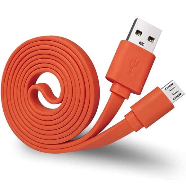 SCOVEE 3FT Flat Micro USB Charger Cord for JBL Speaker & Headphones - Fast Charging Replacement Cable