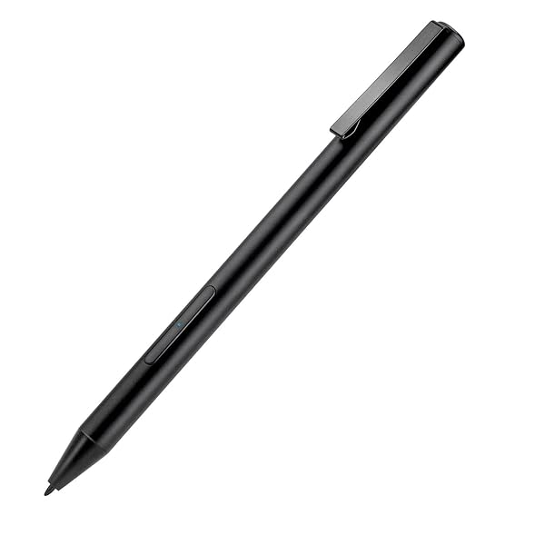 BoxWave BoxWave Stylus Pen for HP Spectre x360 15-bl075nr ActiveStudio Electronic Stylus with Ultra Fine Tip Jet Black - View 4 of 10