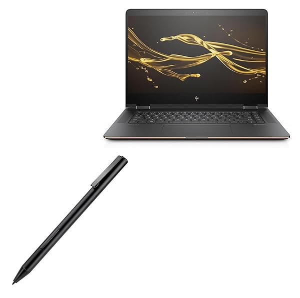 BoxWave BoxWave Stylus Pen for HP Spectre x360 15-bl075nr ActiveStudio Electronic Stylus with Ultra Fine Tip Jet Black - View 2 of 10