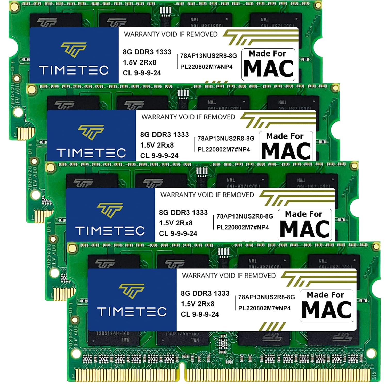 Timetec Timetec 16GB RAM Upgrade for iMac 2010 2011 DDR3 1333MHz PC3-10600 SODIMM Memory Module Compatible with iMac 11.3 12.1 12.2 - View 5 of 7