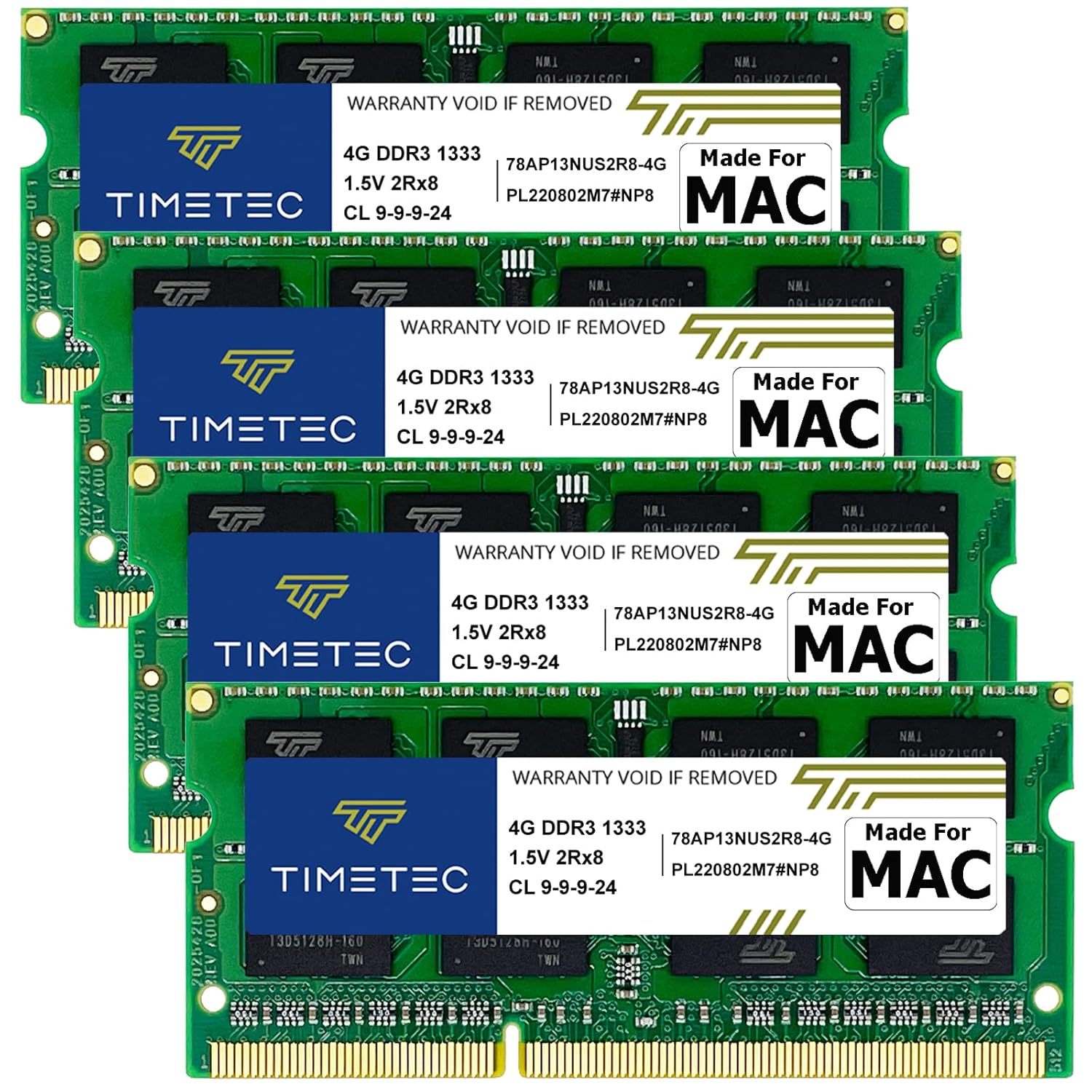 Timetec 16GB RAM Upgrade for iMac 2010 2011 DDR3 1333MHz PC3-10600 SODIMM Memory Module Compatible with iMac 11.3 12.1 12.2