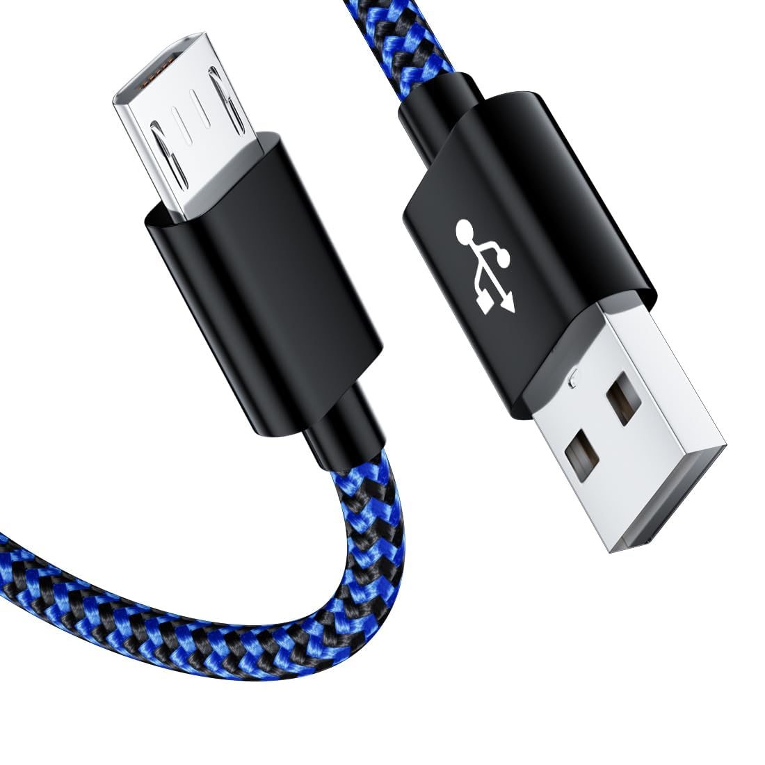 PS4 Charger Cable 6FT Braided Micro USB Cord for PS4 Controller Xbox One S/X Elite Pro Slim Fast Charging Data Wire