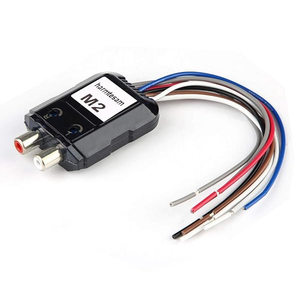 Qiilu Car Stereo Subwoofer High to Low Converter with Power Amplifier Control Wire for Enhanced Sound Quality - View 2 of 8