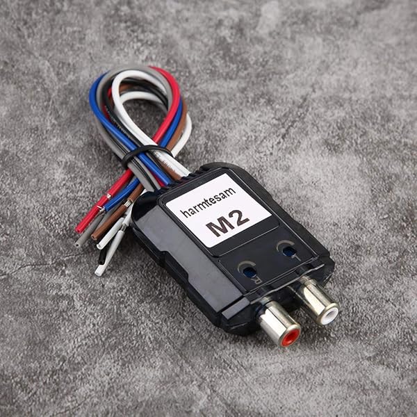 Qiilu Car Stereo Subwoofer High to Low Converter with Power Amplifier Control Wire for Enhanced Sound Quality - View 5 of 8