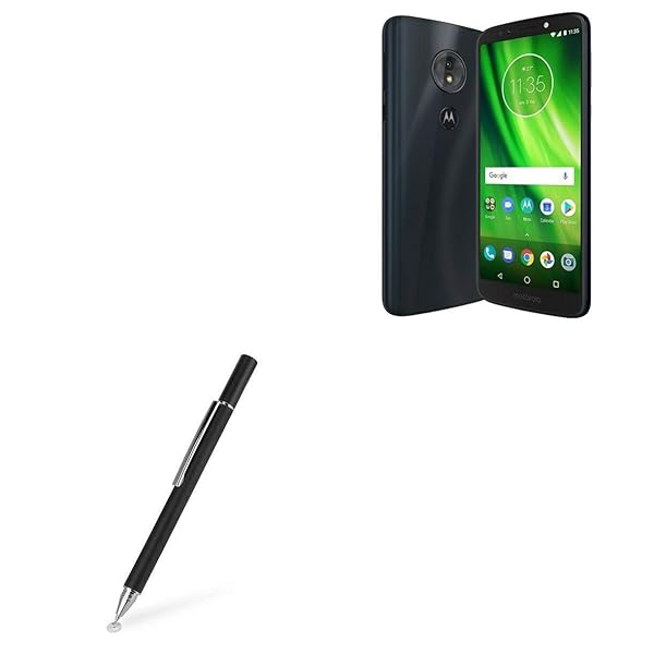 BoxWave BoxWave Stylus Pen for Motorola Moto E6 FineTouch Capacitive Super Precise Jet Black - View 2 of 5