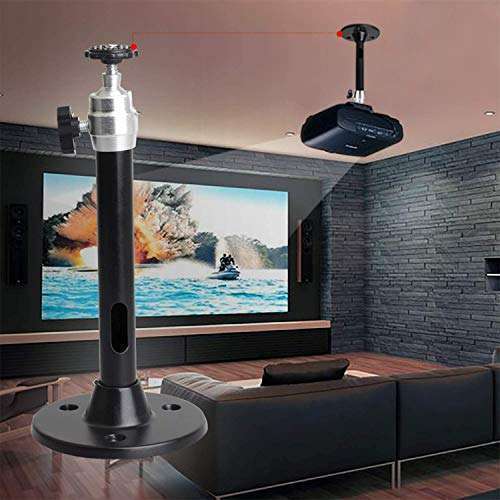 YiePhiot YiePhiot Mini Projector Mount Stand - Compatible with QKK, DR.J, Anker & More (175mm, Black) - View 7 of 8