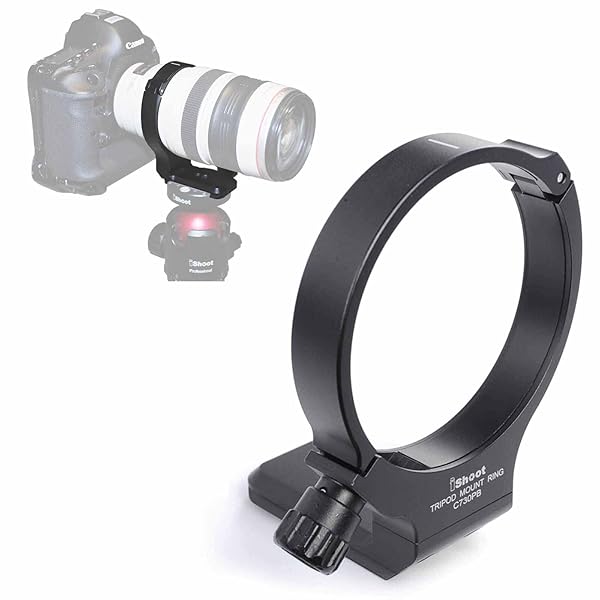 Tripod Mount Ring Camera Lens Collar Socket for Canon EF 28-300mm and 70-300mm Lenses with ARCA-Swiss Quick Release Plate