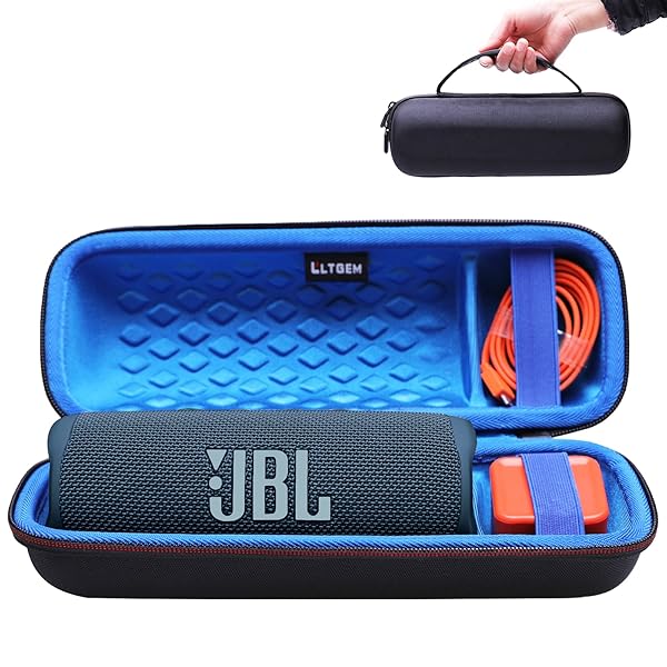 L LTGEM LTGEM EVA Hard Carrying Case for JBL FLIP 6 and FLIP 5 Waterproof Bluetooth Speaker Blue - View 3 of 10
