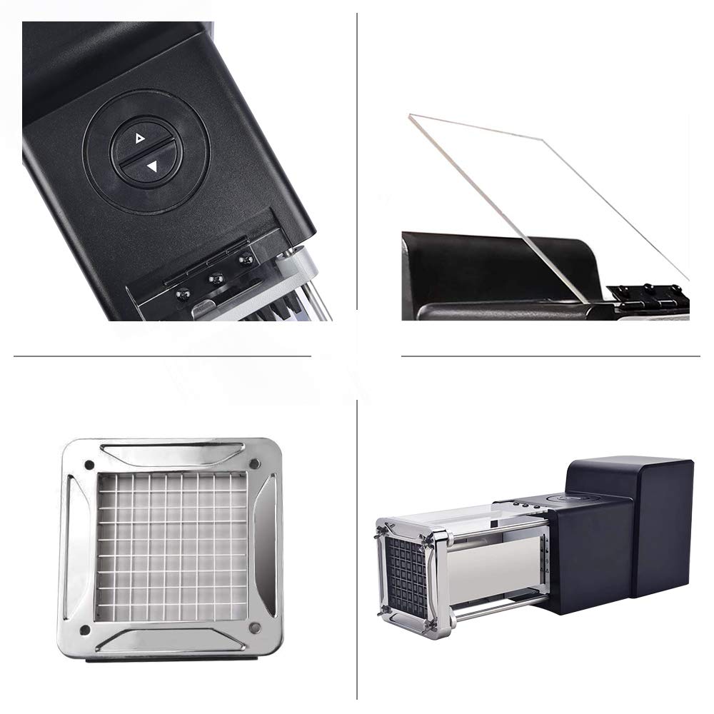 Sopito Electric French Fry Cutter, Sopito Commercial Grade Potato Cutter with 1/2-Inch Blade Stainless Steel Perfect for Potatoes Carrots Cucumbers - View 3 of 6