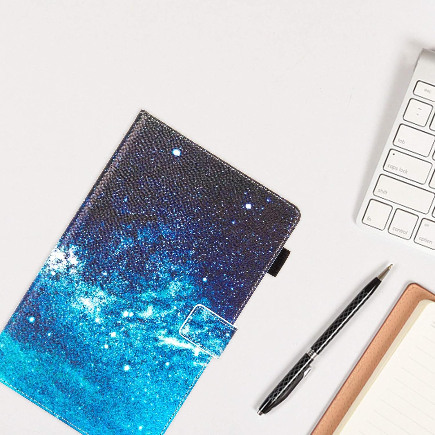 Dteck Dteck Galaxy Tab A 10.1 Case 2019 Slim PU Leather Folio Stand Cover with Magnetic Clasp for Samsung Galaxy Tab A 10.1 Inch Blue Galaxy - View 8 of 9