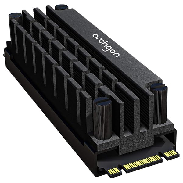 archgon Archgon HS-1110 SSD Heatsink Cooler for PCIe NVMe M.2 2280 - Ideal for Workstations, Gaming PCs & Industrial Computers