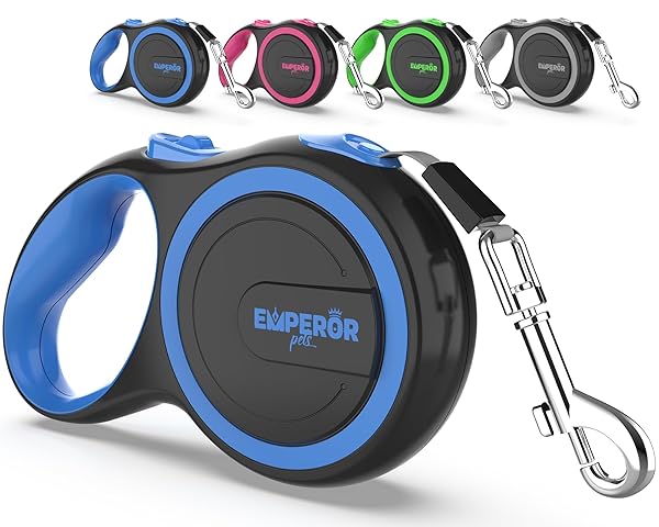 EMPEROR PETS Emperor Pets 26 ft Heavy Duty Retractable Leash for Large Dogs Up to 110lb Ideal for Medium and Large Breeds