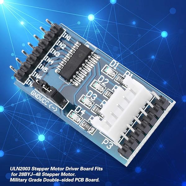 YWBL-WH 5 Pcs ULN2003 Stepper Motor Driver Board Module for 28BYJ-48 (5-12V) - High Performance & Easy Setup - View 9 of 11