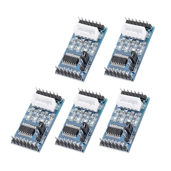 5 Pcs ULN2003 Stepper Motor Driver Board Module for 28BYJ-48 (5-12V) - High Performance & Easy Setup