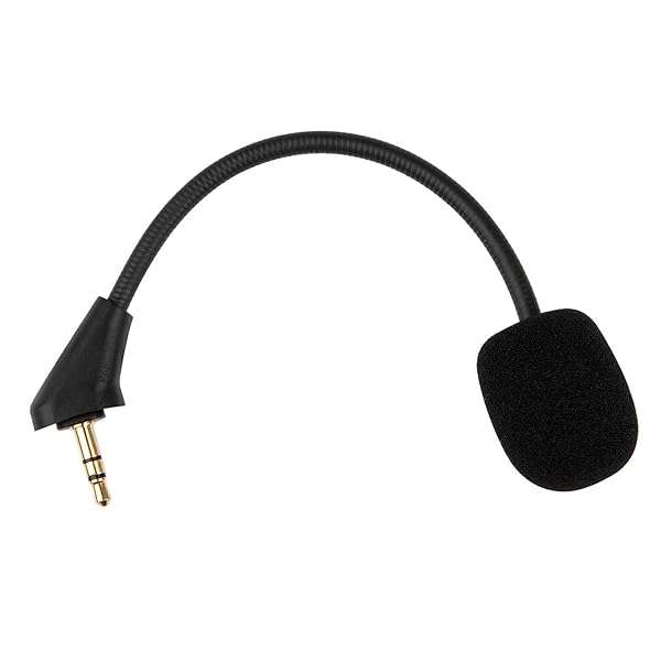 Smays Game Mic Replacement for Kingston HyperX Cloud Alpha: 3.5mm Boom Microphone Upgrade