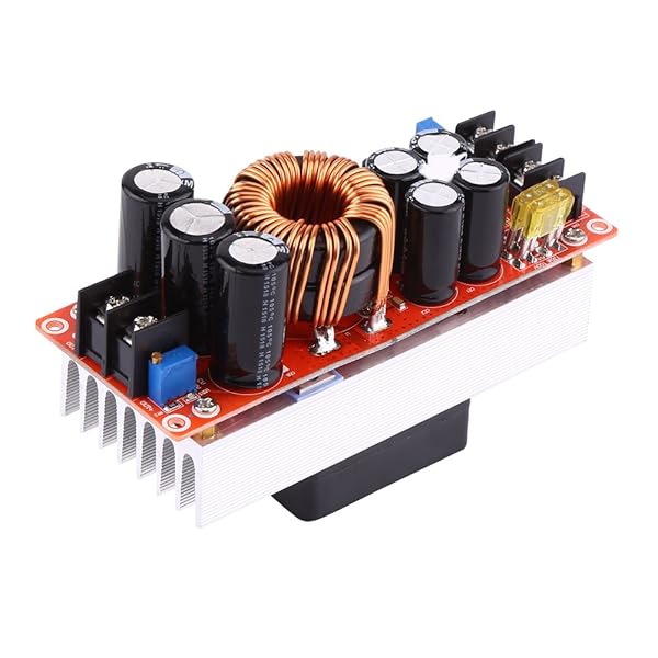Hyuduo Boost Converter Constant Voltage Current Boost Module 1500W 30A DC-DC Voltage Control for Industrial and Household Use