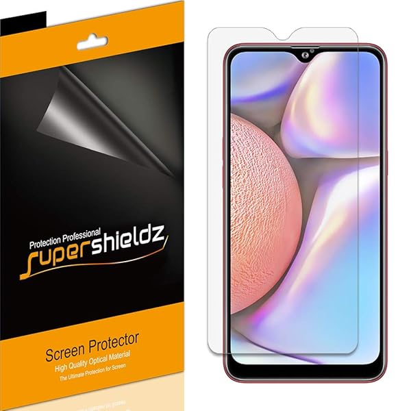 Supershieldz 6 Pack Screen Protector for Samsung Galaxy A10s High Definition Clear Shield PET