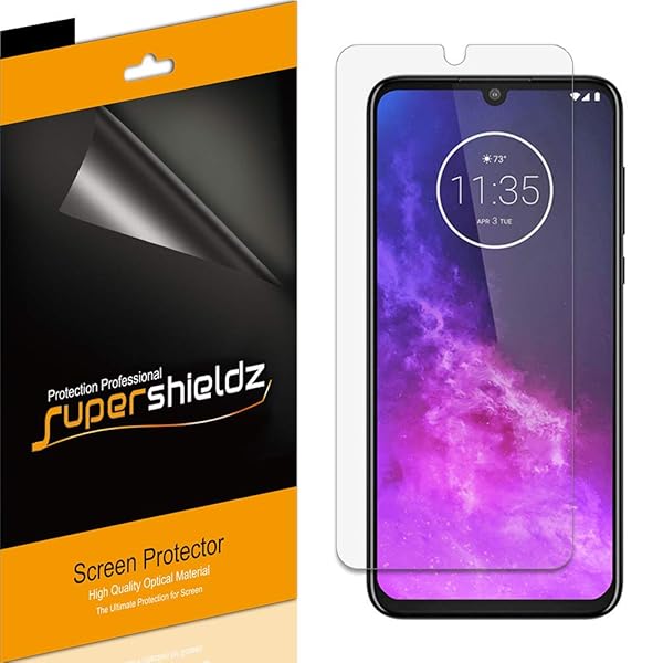 Supershieldz Supershieldz 6 Pack Screen Protector for Motorola One Zoom High Definition Clear Shield PET - View 2 of 3