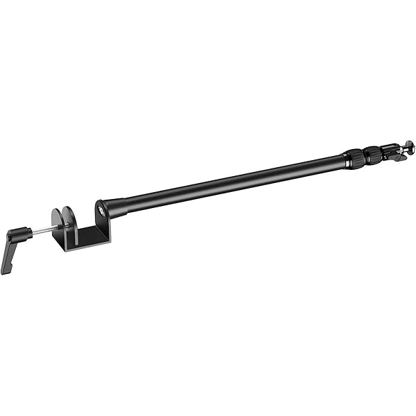Elgato Master Mount L: Premium Desk Clamp for Cameras, Lights & Mics - Extendable to 125cm for Streaming & Videoconferencing