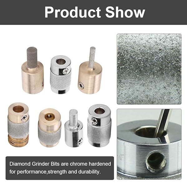 Hztyyier Grinding Bit for Inland Gryphon Delphiglass Ceramic Glass Grinder MGB34 Abrasive Tool - View 6 of 7