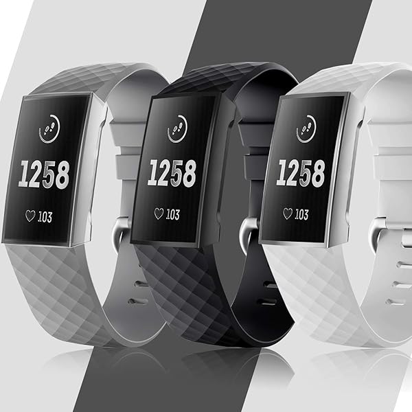 FINTIE Fintie Screen Protector for Fitbit Charge 4 3 3SE Soft Slim TPU Case Cover Full-Around Bumper Shell Pack of 3 - View 8 of 11