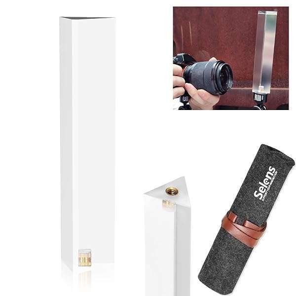 Meking Capture Stunning Photos with Meking Photography Prism & Microfiber Cloth - 5.12 Inch Optical Glass for Light Spectrum Teaching