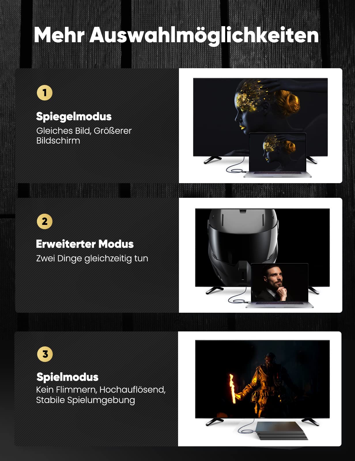 Capshi Capshi HDMI to DVI Adapter Cable 6FT High-Speed Gold-Plated Bi-Directional Nylon Braid 1080p for Television Monitor Video Card Graphics Card - View 2 of 8