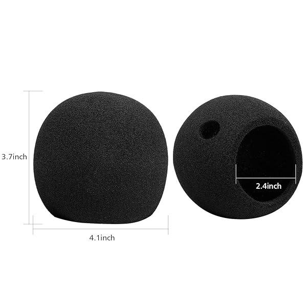 ChromLives Chromlives Mic Foam Cover for Blue Snowball Ice Pop Filter Windscreen Compatible Accessory - View 3 of 7