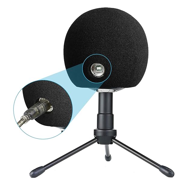 ChromLives Chromlives Mic Foam Cover for Blue Snowball Ice Pop Filter Windscreen Compatible Accessory - View 4 of 7