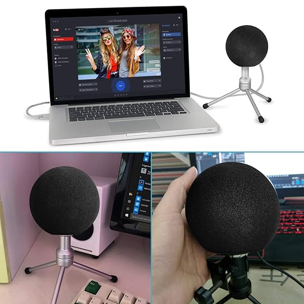 ChromLives Chromlives Mic Foam Cover for Blue Snowball Ice Pop Filter Windscreen Compatible Accessory - View 7 of 7