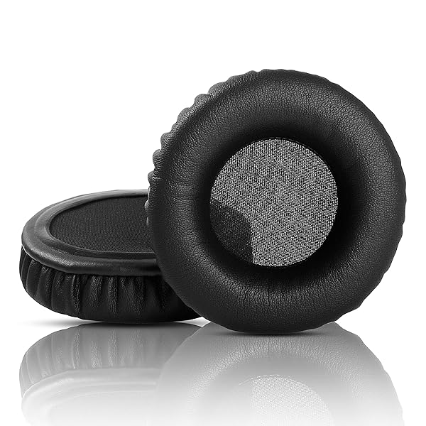 YDYBZB Black Earpads Replacement Foam Cushions for Sony MDR RF6500 Headset Headphone Protein Leather Covers