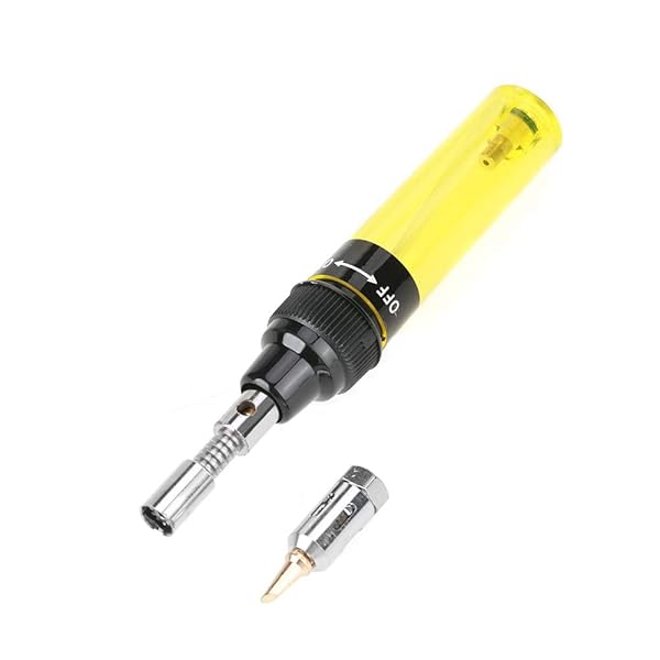 Wendry Portable Cordless Butane Soldering Iron & Torch - 40 Min Run Time for Automotive, Electronics & DIY Projects