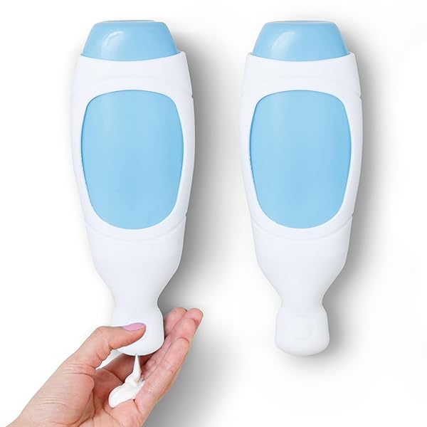 The Squeezi Buy Squeezi 2 Unit Pack Wall Mounted Shower Dispenser - Bright White Shampoo & Soap Organizer