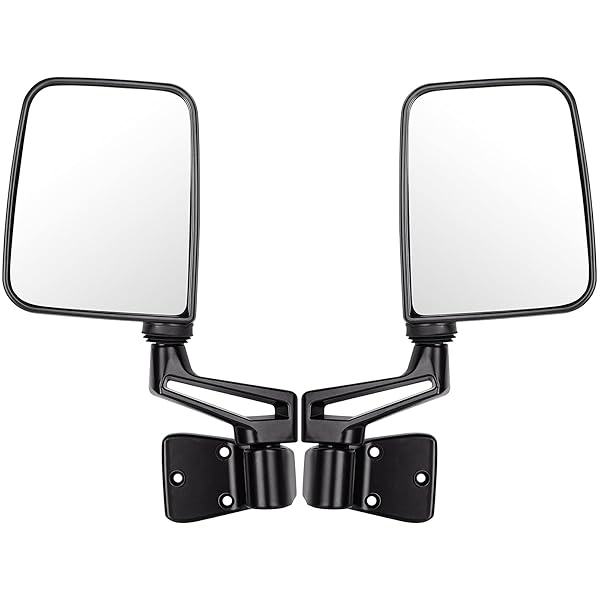 SCITOO SCITOO Side View Mirrors for Jeep Wrangler 1987-2002 | Manual Folding, No Heated, Compatible with Half Door Models