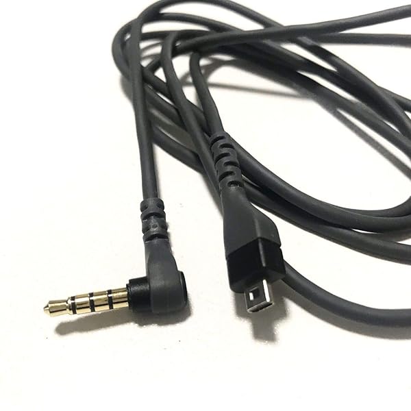 LZYDD LZYDD Replacement Audio Cable for SteelSeries Arctis Headsets 1.3m 8-pin to 3.5mm Black Gaming Accessory - View 5 of 5