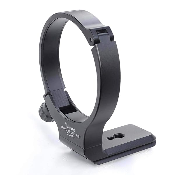 iShoot All-Metal Tripod Mount Ring Lens Collar for Canon EF 28-300mm and 70-300mm with Arca-Swiss Quick Release Plate and Screw Holes - View 8 of 9