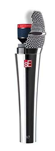 SE ELECTRONICS SE Electronics V7 Studio Grade Handheld Microphone - Supercardioid Chrome for Superior Sound - View 7 of 8