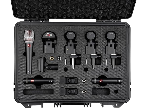 SE ELECTRONICS SE Electronics V Pack Club: V Kick 2, V Beat, Clamps & SE7 Pair with Case - Ultimate Audio Gear - View 2 of 3