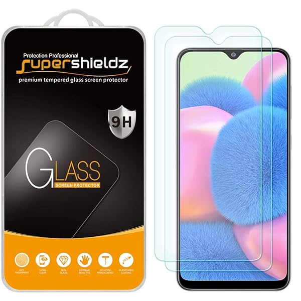 Supershieldz Supershieldz 2 Pack Tempered Glass Screen Protector for Samsung Galaxy A30s Anti Scratch Bubble Free