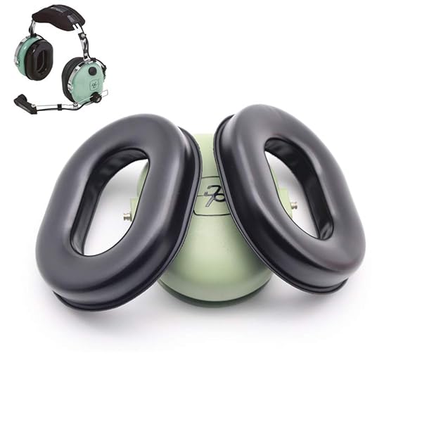 Saidbuds Gel Ear Seals Ear Pads for David Clark H10 Series ATH-50x Rugged Faro ASA Telex 25xt Pilot Aviation Headsets - View 2 of 6