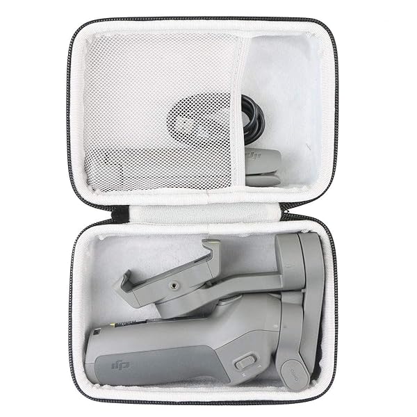 khanka Khanka Hard Travel Case for DJI OSMO Mobile 3 OM 4 Lightweight Portable Gimbal Stabilizer Black - View 5 of 9