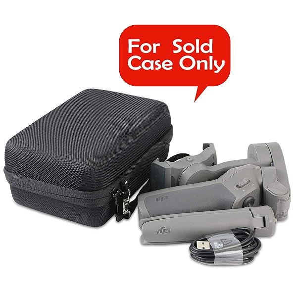 khanka Khanka Hard Travel Case for DJI OSMO Mobile 3 OM 4 Lightweight Portable Gimbal Stabilizer Black - View 6 of 9