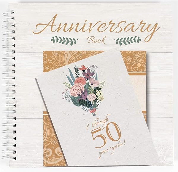 Unconditional ROSIE Unconditional ROSIE Wedding Memories Chronicle Hardcover Journal for 50 Years of Love Thoughtful Gifts for Happy Couples