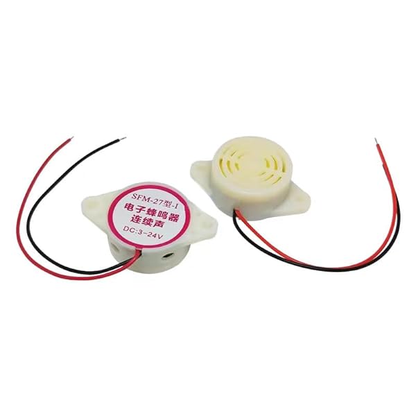 bnafes QMseller SFM-27 DC 3-24V Electronic Buzzer Alarm Sounder Continuous Beep Pack of 6 - View 3 of 5