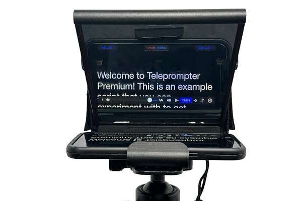 Glide Gear Glide Gear 3-in-1 TMP 75: Ultimate Teleprompter for Laptops, Smartphones & DSLRs - View 6 of 10