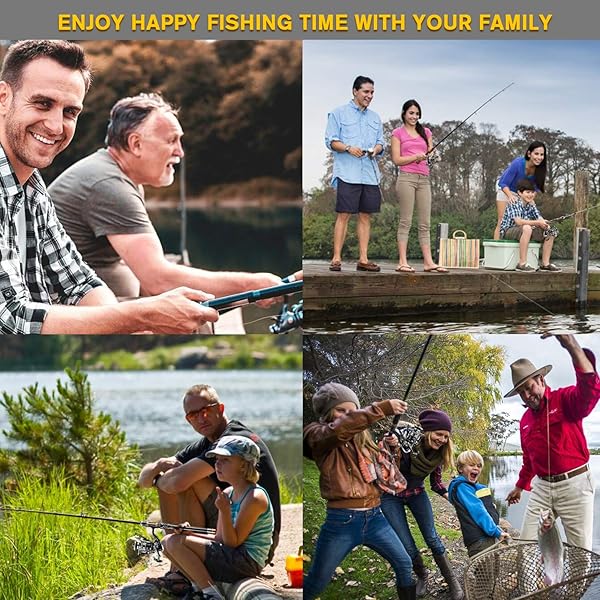 BlueFire BlueFire Fishing Rod Kit Carbon Fiber Telescopic Fishing Pole and Reel Combo with Accessories for Beginners Adults Saltwater Freshwater 2.1M - View 6 of 7