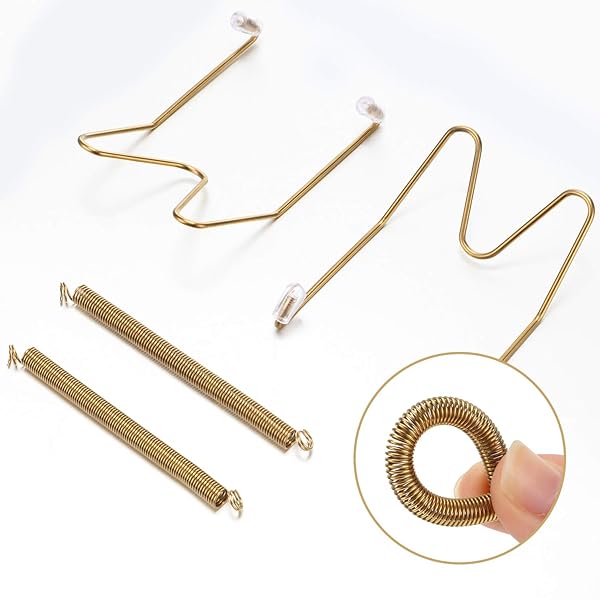 Hotop 12 Pieces Invisible Plate Hangers Stainless Steel Decorative Wire Holders for 6 8 10 Inch Plates with Wall Hooks for Art Display - View 5 of 6